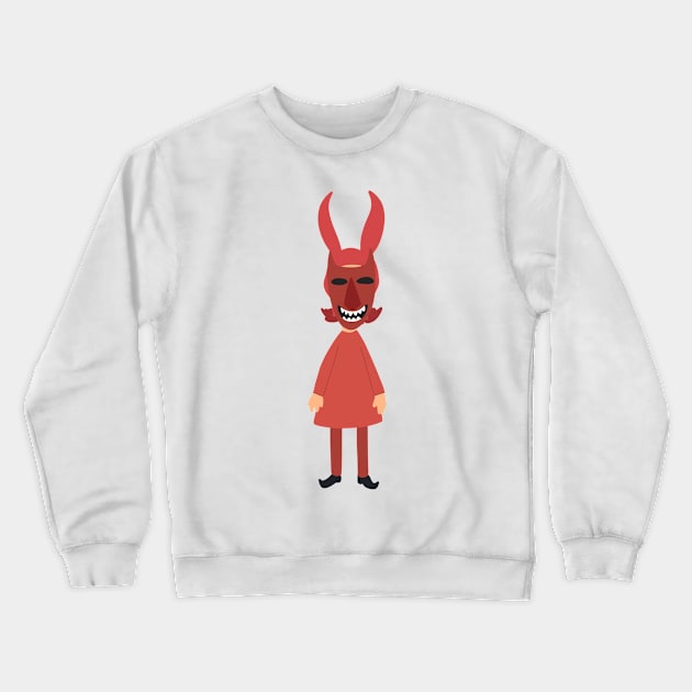 Lock Louise with Mask Crewneck Sweatshirt by gray-cat